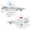 Preschool Space Rocket Shuttle Toy Set Educational Adventure 2