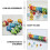 Wooden Train Set for Kids Cognitive Learning Toy 1 Set 5