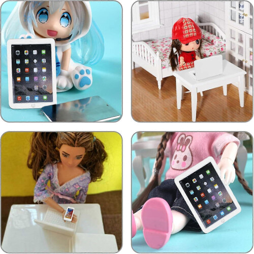 1:6 Scale Mini Laptop for Dollhouse - Simulation Accessories for Mini Decor 2