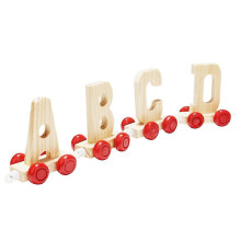 28-teiliges englisches Alphabet-Zugspielzeugset
