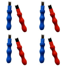4X Outil à Main Néon Fendu Couteau Couteau à Découper Accessoires de Bande de Silicone Souple B