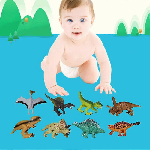deler dinosaurlekesett plastmodell actionfigurer gave til gutter 1