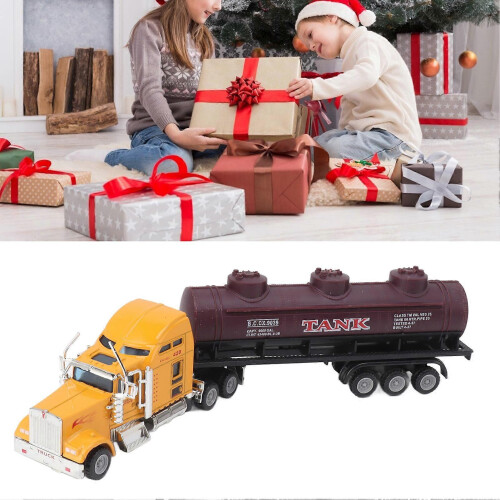 Ny pullback-oljetankertransportmodellleksak för pojkar och barn 1