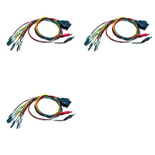 3X OBD2 Diagnoseadapter OBD Breakout Tricore Kabel ECU Pinout Kabel 12V Schalter