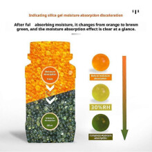 (One size, Blue) 470 Gram Premium Blue/Orange Indicating Silica Gel - Desiccant Reusable W9D9