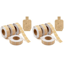 8000 Pièces de Ruban Adhésif pour Cible de 0,87 Pouce, Rouleau Portable, Autocollants pour Marquage et Réparation de Cible