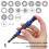 2X Jeu de Tournevis 142-en-1 Jeu de Tournevis Multi-Angles Multifonctions Jeu D'Outils 6