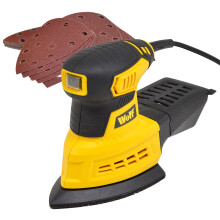 Wolf Ferret 200W Detail Sheet Sander, Tight Corners & Edges Finishing, Triangular