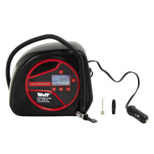 Wolf Tyre Inflator, 2-in-1 Digital, with LED Work Light, Roadside Tyre Maintenance