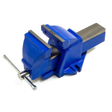Wolf Engineers Bench Vice, 125mm, Workshop Metalwork Fabrication Clamping, S.G Iron, 2400kg