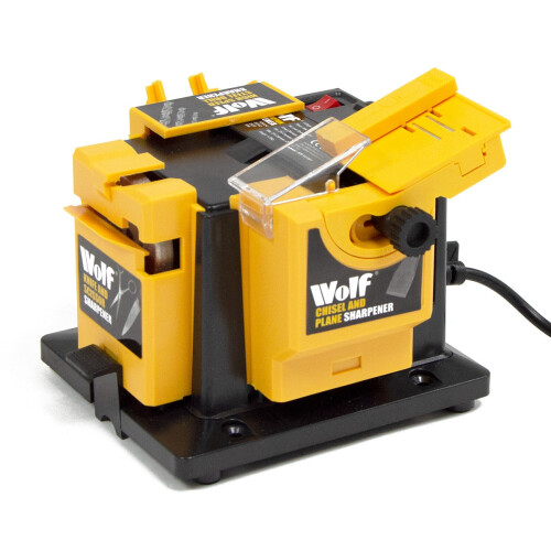 WOLF Wolf 65W Multipurpose Bench Sharpener, Workshop Tool Maintenance, Drill & Chisel
