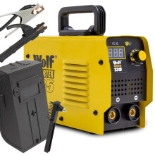 Wolf 135 MMA Arc Welder Inverter, Mobile Site & Home Workshop Stick Welding, 230V