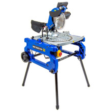 Wolf Professional Flip Over Table & Mitre Saw, Woodworking Cuts, 1800W 254mm Blade