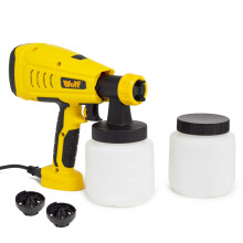 Wolf HVLP Paint Sprayer, 550W Corded, Fence Wall & Site Painting, 2 Nozzles