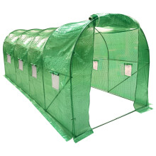 Wolf Walk-In Polytunnel Greenhouse, 4m x 2m x 2m, Garden & Allotment Growing Space