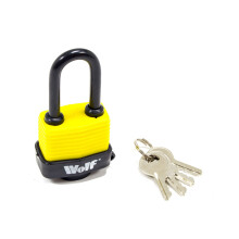 Wolf Padlock, 40mm Long Shackle, Hardened Steel, Gate Shed & Storage Security