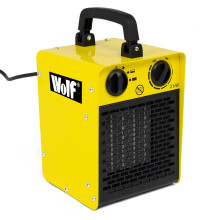 Wolf Industrial Space Heater, 2000W Fan Assisted, Garage & Workshop Portable Use