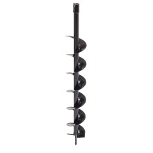 Wolf 100mm Earth Auger Bit, 750mm Length, Post Hole Digging, For Wolf Petrol Auger