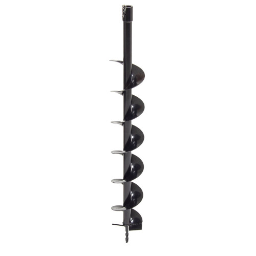 WOLF Wolf 100mm Earth Auger Bit, 750mm Length, Post Hole Digging, For Wolf Petrol Auger