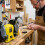 WOLF Wolf 350W Bench Grinder, 200mm, Workshop Garage Sharpening, Dual Grinding Wheels 3