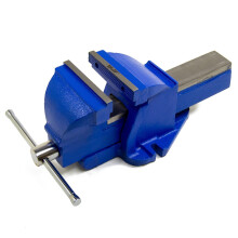 Wolf Engineers Bench Vice, 150mm, Workshop Metalwork Fabrication Clamping, S.G Iron, 2800kg