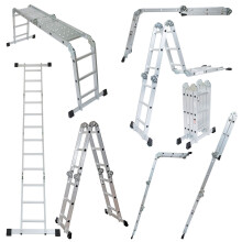 Wolf 11-in-1 Combination Ladder, 3370mm Aluminium Folding, 150kg Load, EN131 Rated