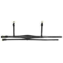 (X Full, Black) Whitaker Leather Horse Flash Noseband