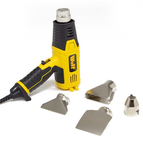 WOLF Wolf Heat Gun, 2000W Electric, Paint Stripping & Pipe Bending, Dual Temperature 1