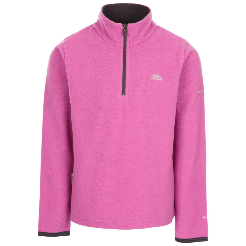 Trespass (7/8 Years, Deep Pink) Childrens/Girls Sybil Micro Fleece
