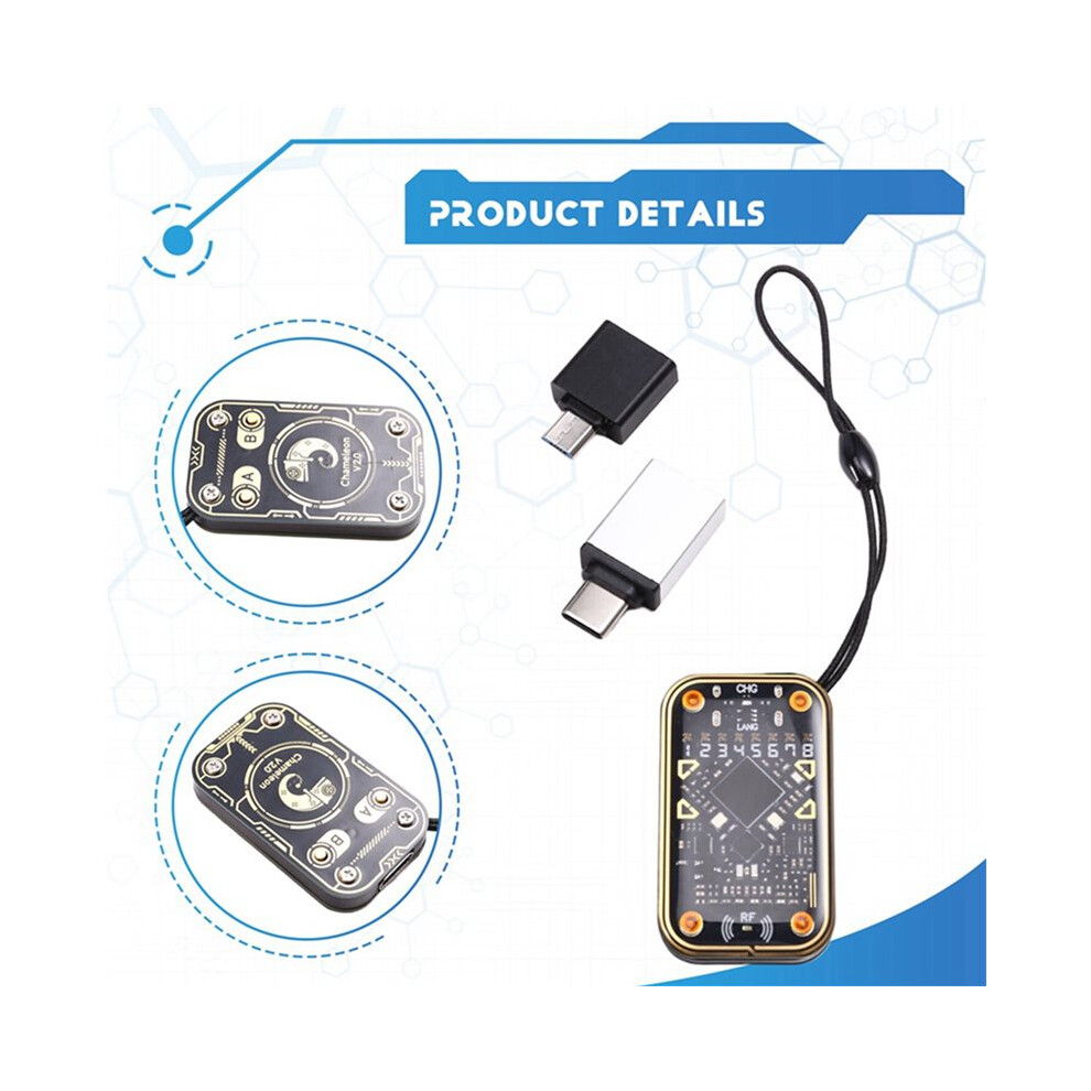 2X Chameleon Ultra V2.0 RFID Chip Reader Emulator 125Khz 13.56Mhz NFC ...