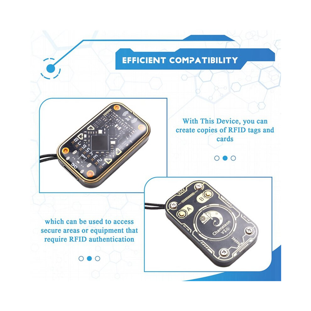 2X Chameleon Ultra V2.0 RFID Chip Reader Emulator 125Khz 13.56Mhz NFC ...
