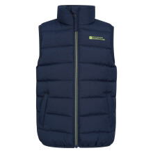 (3-4 Years, Dark Blue) Mountain Warehouse Childrens/Kids Rocko Plain Padded Gilet