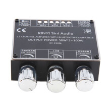 XY-E100L 2.1 Channel for Audio Amplifier Module 50Wx2+100W High and Low Tone Subwoofer Amplifier Board Speaker