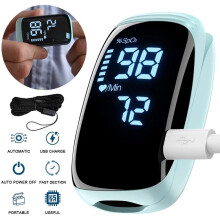 Rechargeable Finger Pulse Oximeter LED Blood Oxygen SpO2 Monitor Heart Rate New