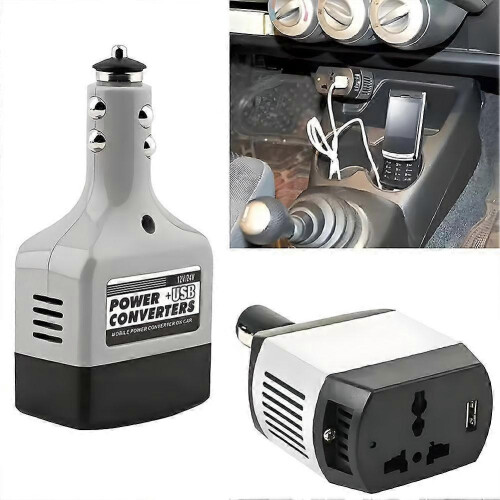 Car Converter Universal Power Transformer USB Interface 12V/24V To 220V