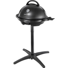 George Foreman 22460 Indoor/Outdoor Health Grill with Removable Plates Silver /