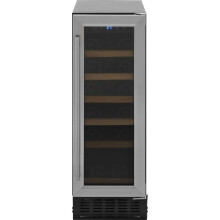 Amica AWC300SS Free Standing Wine Cooler Fits 19 Bottles Stainless Steel G