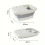 1 Pcs Foldable Footbath Massage Bucket Soaking Bucket 3