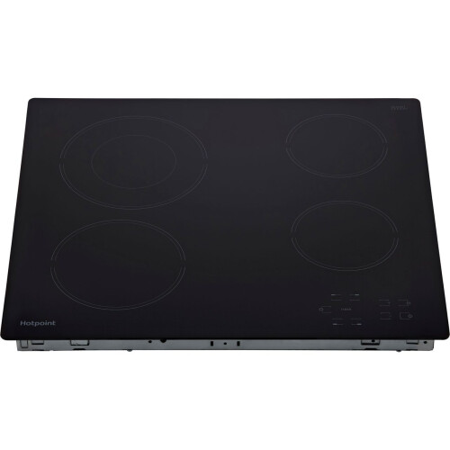 Hotpoint Hotpoint HR612CH 58cm 4 Burners Ceramic Hob Touch Control Black 1