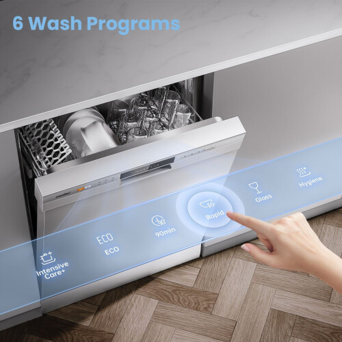 Comfee CDWPF1201PW-UK Full Size Dishwasher White E Rated 1