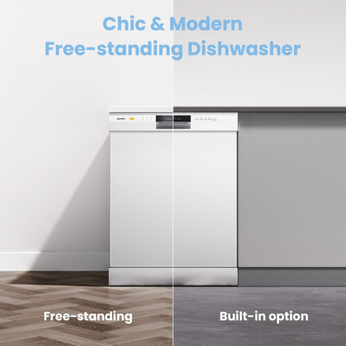 Comfee CDWPF1201PW-UK Full Size Dishwasher White E Rated 2
