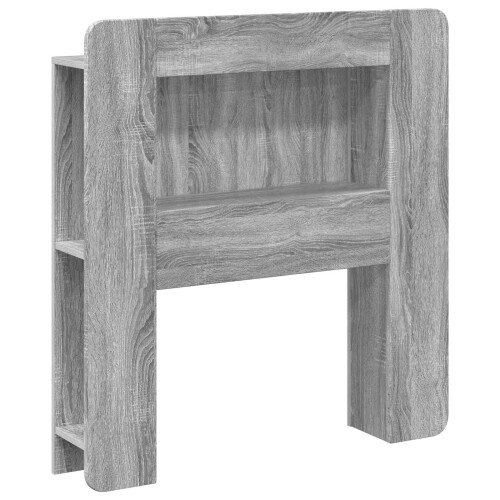 VidaXL vidaXL Headboard Cabinet with Storage Grey Sonoma Engineered Wood 1