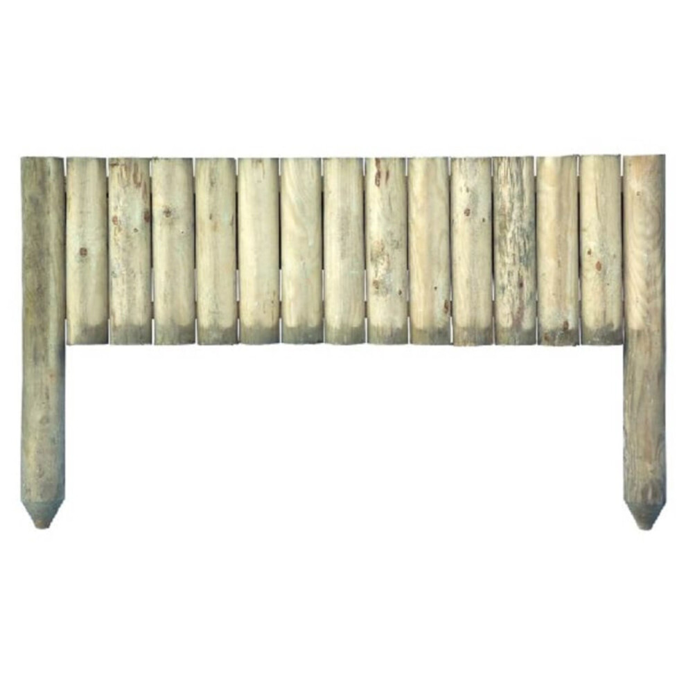 Photos - Other for Repair Wooden Garden Border Fence and Log Edging Board