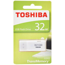 Toshiba TransMemory THN-U202W0320E4 32GB USB 2.0 Flash Drive - White