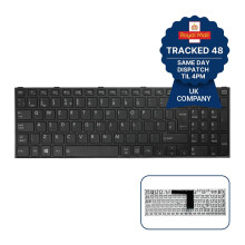 Toshiba Satellite C50-B Laptop Keyboard Replacement UK Layout Black