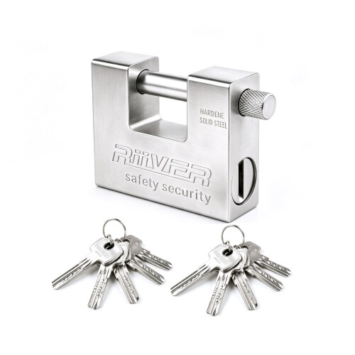 94mm Heavy Duty Padlock High Security Shipping Container Chain Pad Lock &10 Keys