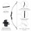Archery 40LBS Recurve Bows Archery Set Survival Longbow for Target Practice 3