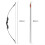 Archery 40LBS Recurve Bows Archery Set Survival Longbow for Target Practice 7