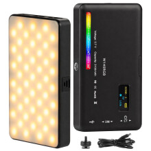 Portable Dimmable RGB LED Video Light Panel Fill Light For Photography Camera