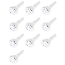 10X B-Kornett-Mundstück, Versilbertes Mundstück Aus Messing, 4B-Mundstück, Zubehör für Blechblasinstrumente